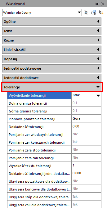 Tolerancja w programie ZWCAD Tolerancja w programie ZWCAD