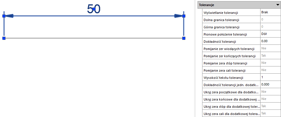 Tolerancja: brak Tolerancja: brak