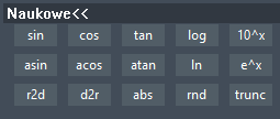funkcje naukowe kalkulatora