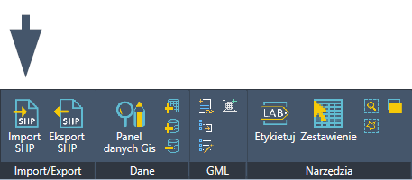 import shp menu wstazkowe
