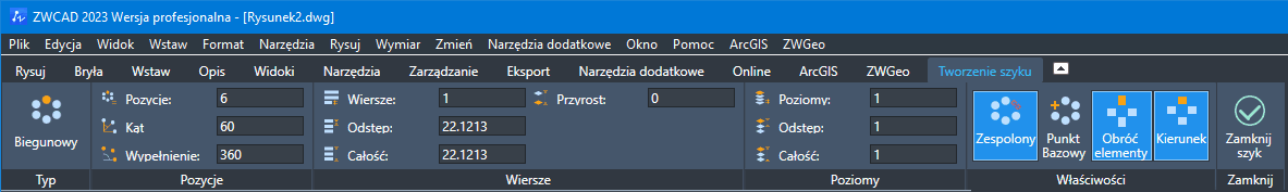 parametry szyku biegunowego