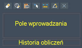 pasek narzedzi kalkulatora