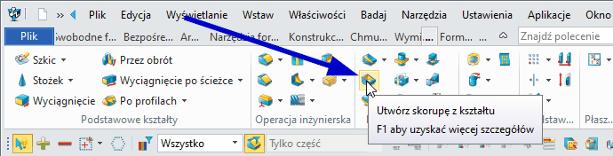 menu skorupa zw3d cad