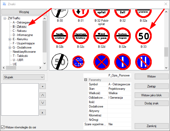 zwtraffic znaki ograniczenia predkosci