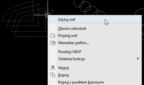 edycja xref z menu