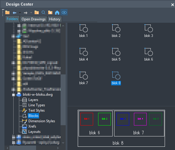 centrum projektanta foldery