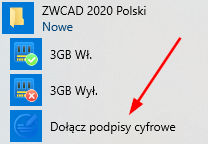 podpisywanie plikow dwfx