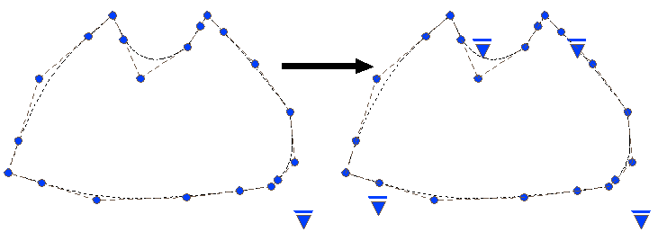 rozbicie splajnu