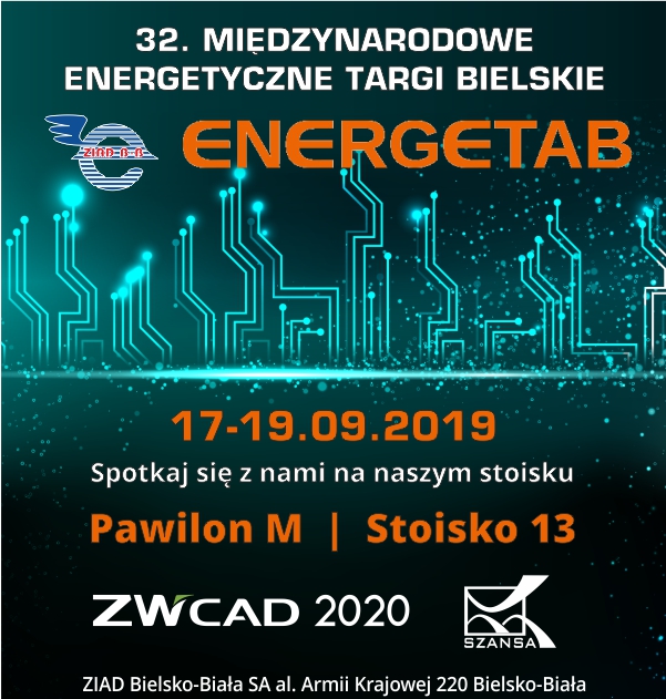 ENERGETAB zaproszenie na targi 2019