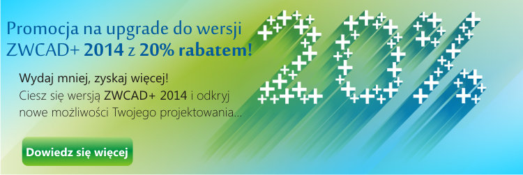 zwcad plus 2014 promocja 20 procent baner