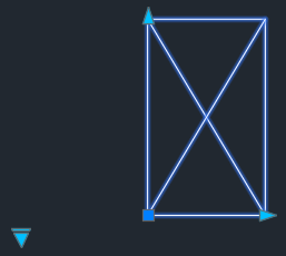 blok dynamiczny utworzony w autocad