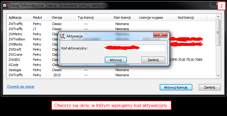 Aktywuj ZWGeo Classic 2