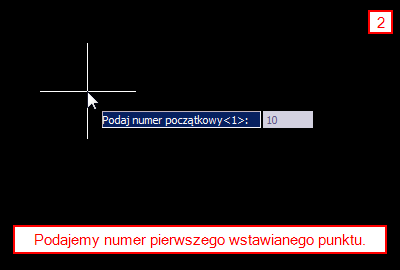 Wstaw punkty z opisem autonumeracją i symbolem punktu 2