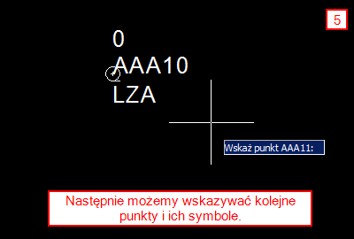 Wstaw punkty z opisem autonumeracją i symbolem punktu 5