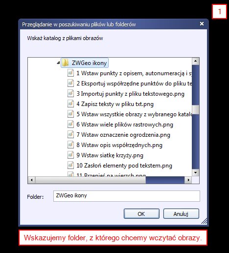 Wstaw wszystkie obrazy z wybranego katalogu 1