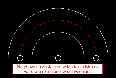 Rysuj oś jako łuk 2