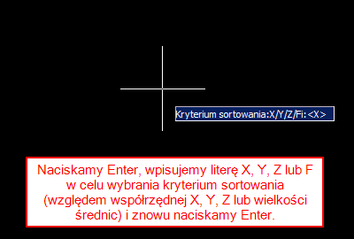 Stwórz zestawienie współrzędnych punktów okręgów i bloków 2