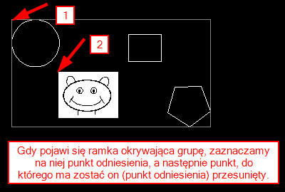 Wyrównaj grupę obiektów 2