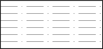 Kreskowanie ICAD-ISO10W100 - linia niewidoczna Kreskowanie ICAD-ISO10W100 - linia niewidoczna