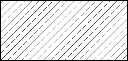 Kreskowanie ANSI33 - gęste kreskowanie Kreskowanie ANSI33 - gęste kreskowanie