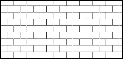 Kreskowanie AR-B816 - cegła, wiązanie 8x16 Kreskowanie AR-B816 - cegła, wiązanie 8x16