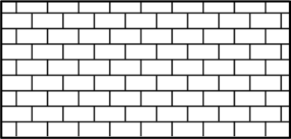 Kreskowanie AR-B816C - cegła, wiązanie 8x16, wariant Kreskowanie AR-B816C - cegła, wiązanie 8x16, wariant