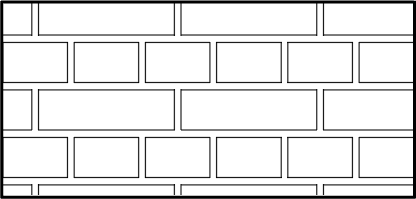 Kreskowanie AR-BRELM - Cegła, wiązanie dekoracyjne Kreskowanie AR-BRELM - Cegła, wiązanie dekoracyjne
