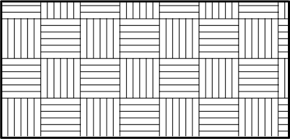 Kreskowanie AR-PARQ1 - wzór parkietu Kreskowanie AR-PARQ1 - wzór parkietu