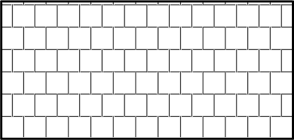 Kreskowanie CTYSQ6RN - nieregularne płyty kwadratowe Kreskowanie CTYSQ6RN - nieregularne płyty kwadratowe