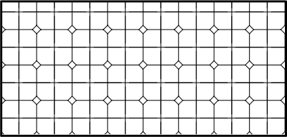 Kreskowanie CTYSQMK1 - mozaika 1 Kreskowanie CTYSQMK1 - mozaika 1