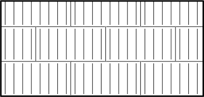 Kreskowanie MRBLOCKS - bloki regularne, wariant S Kreskowanie MRBLOCKS - bloki regularne, wariant S