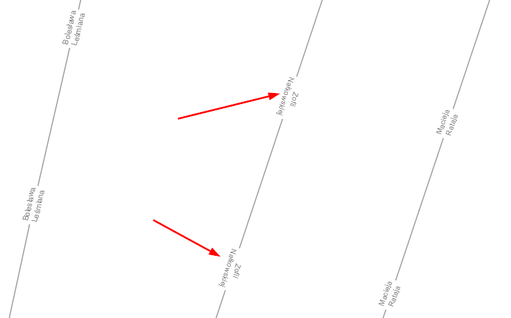 Odwrócony opis drogi w programie ZWCAD Odwrócony opis drogi w programie ZWCAD