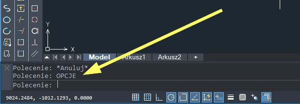 opcje programu cad zwcad