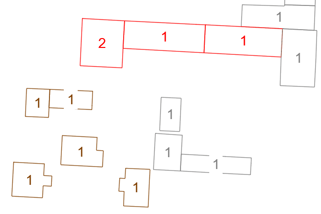 Opisane budynki numerami kondygnacji Opisane budynki numerami kondygnacji