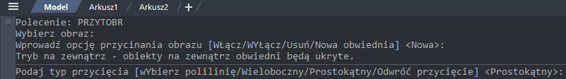 Opcje wyboru obwiedni do przycięcia rastra