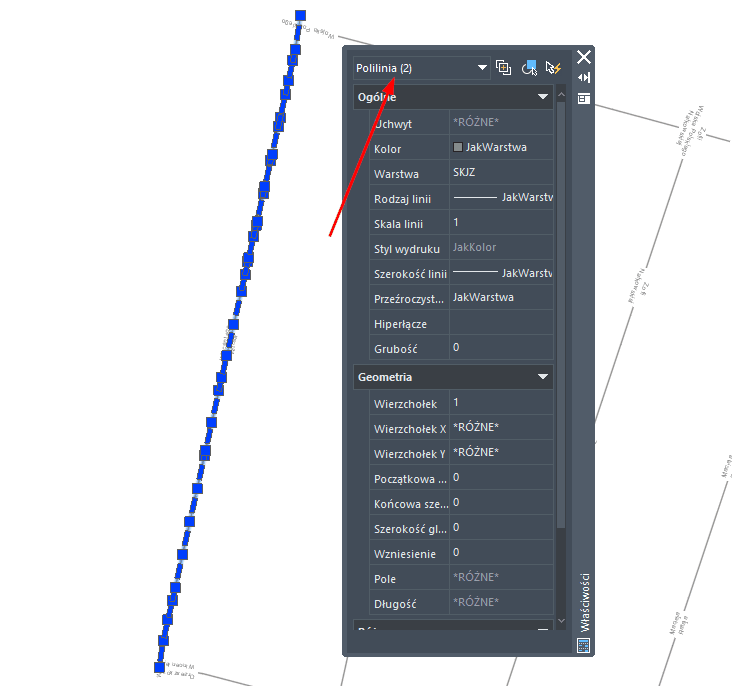 Rozdzielone odcinki drogi Rozdzielone odcinki drogi