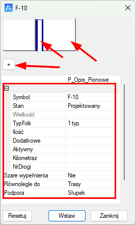 Tworzenie znaku f10 w aplikacji ZWTraffic Tworzenie znaku f10 w aplikacji ZWTraffic