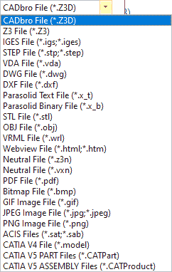 cadbro formaty zapisu