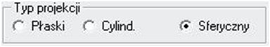 typ projekcji