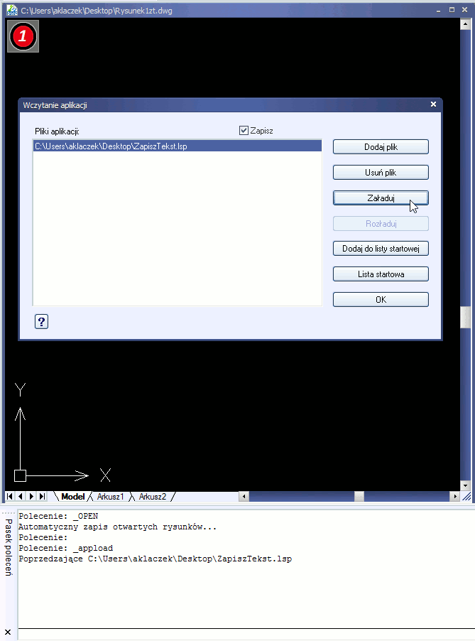 LISP ZapiszTekst Classic