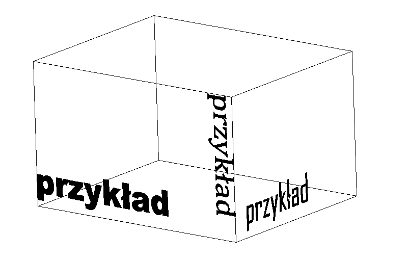 Przykładowe użycie różnych stylów do opisu tego samego obiektu