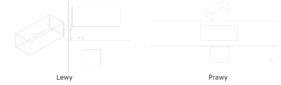 Lewa i prawa rzutnia w programie ZWCAD