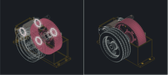 Polecenie Ukryj w widoku 3D