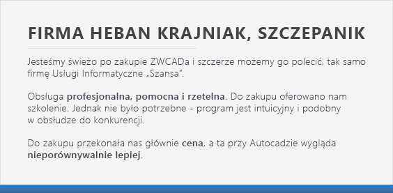 Opinia o zwcad - HEBAN KRAJNIAK, SZCZEPANIK