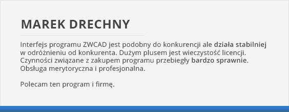 Opinia o zwcad - Marek Drechny