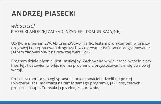 Opinia o zwcad - Zakład Inżynierii Komunikacyjnej