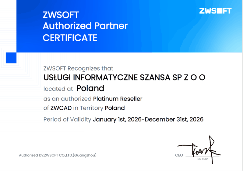 Certyfikat Platinum Reseller 