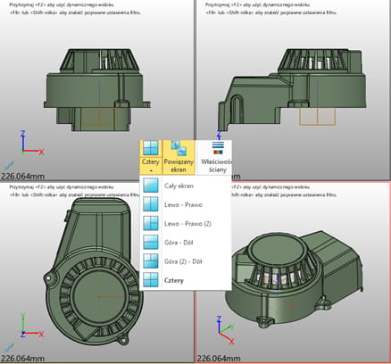Szybkie widoki w ZW3D 2024