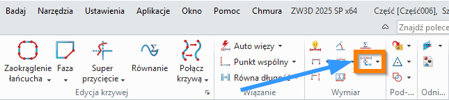 Szkic Odlacz zmienna wstazka