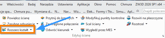 Swobodne formowanie Rozciągnij kształt wstążka